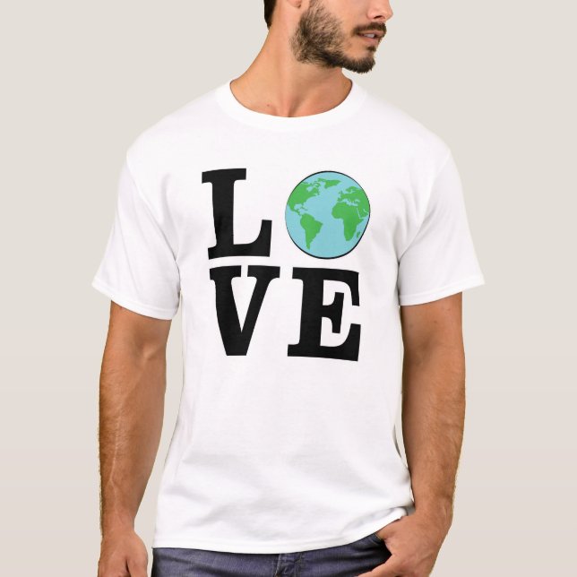 T-shirt Aimez la Terre - Activisme (Devant)