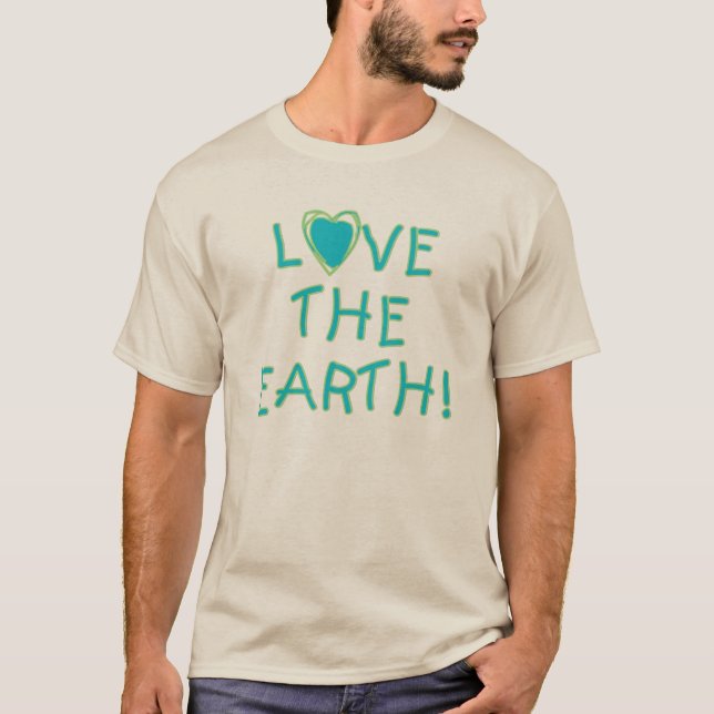 T-shirt Aimez la terre ambiante (Devant)