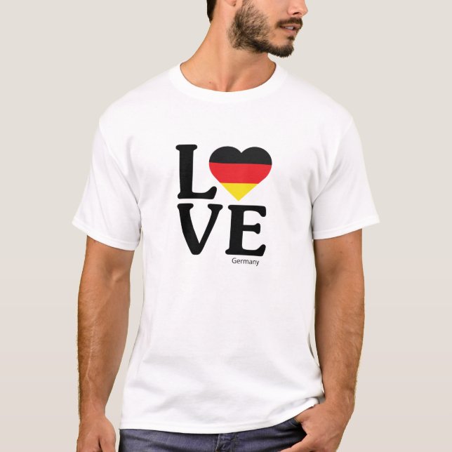 T-shirt Aimez l'Allemagne (Devant)