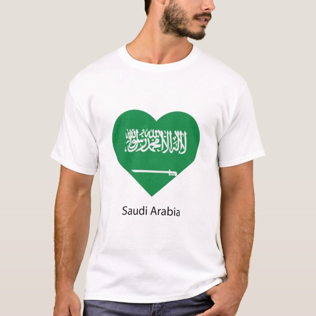 T-shirt Aimez l'Arabie saoudite (Devant)