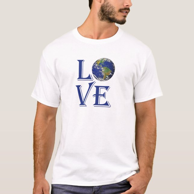 T-shirt Aimez le monde notre planète (Devant)