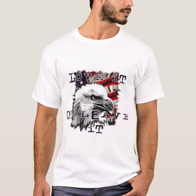T-shirt Aimez-le ou laissez-le (Devant)