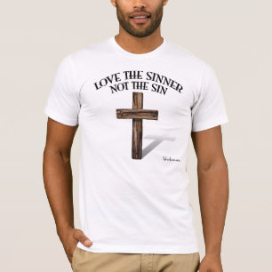 T-SHIRT AIMEZ LE PÉCHEUR PAS LE PÉCHÉ