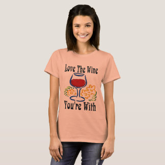 T-shirt Aimez le vin, vous êtes avec