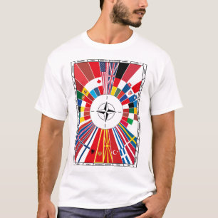 T-shirt Aimez les pays de l'OTAN, avec l'OTAN