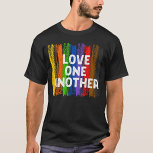 T-shirt Aimez les uns les autres Bienveillance Paix Égalit