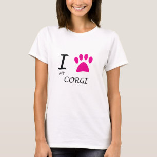 T-shirt Aimez ma patte de corgi