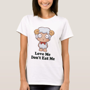 T-shirt Aimez-moi ne me mangez pas de moutons