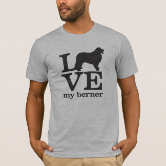 T-shirt Aimez mon chien de montagne de Bernese