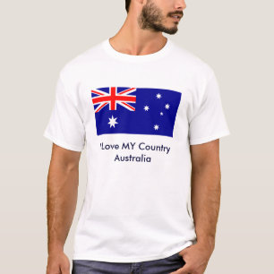 T-shirt Aimez MON jGibney de drapeau de l'Australie de