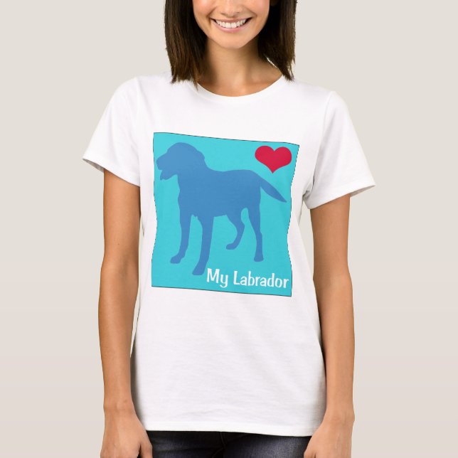 T-shirt Aimez mon Labrador (Devant)
