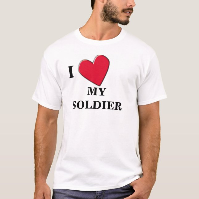 T-SHIRT AIMEZ MON SOLDAT (Devant)