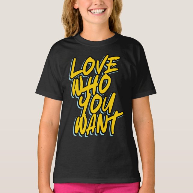 T-SHIRT AIMEZ QUI VOUS VOULEZ (Devant)