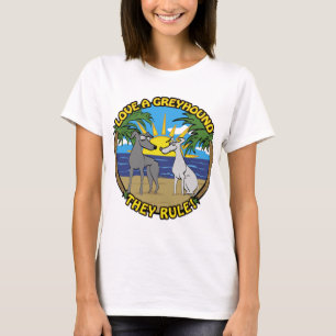 T-SHIRT AIMEZ UNE GREYHOUND QU'ILS GOUVERNENT !