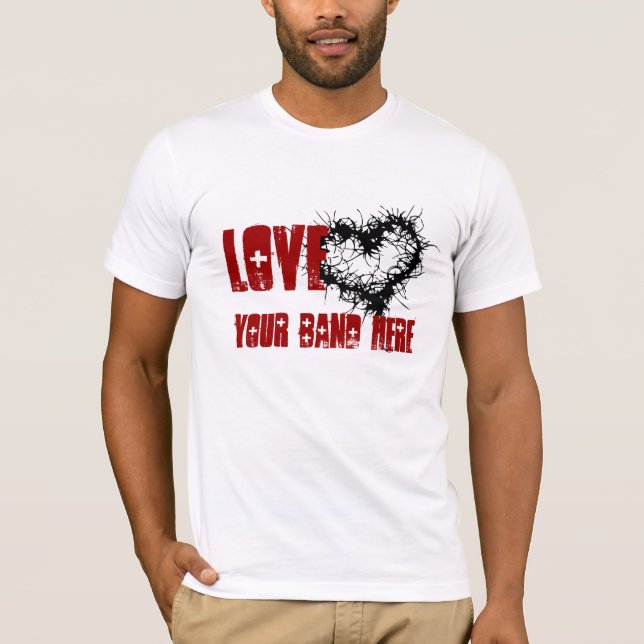 T-shirt Aimez votre bande (Devant)
