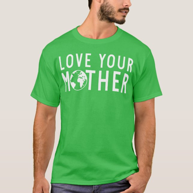 T-shirt AIMEZ VOTRE MÈRE rétro (Devant)