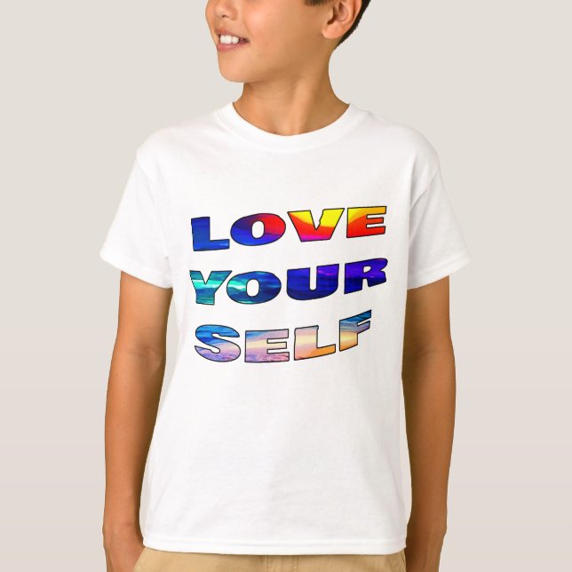 T-shirt Aimez votre moi - (Devant)