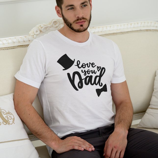 T-shirt Aimez votre père - Fête des pères superposition (Créateur téléchargé)