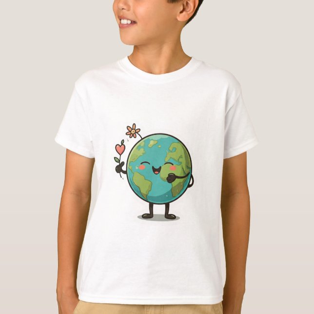 T-shirt Aimez votre planète (Devant)
