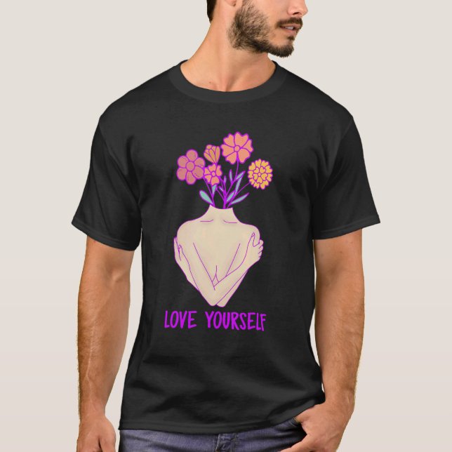 T-shirt Aimez-vous Inspiration Motivationnelle Devis Sel (Devant)