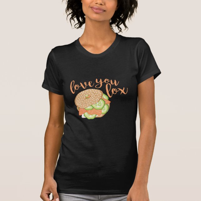 T-shirt Aimez-vous saumon fumé (Devant)