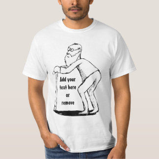 T-shirt Aîné Frail Avec Canne