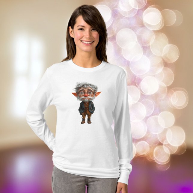 T-shirt Aîné Noël Elfe Tee femme (Créateur téléchargé)