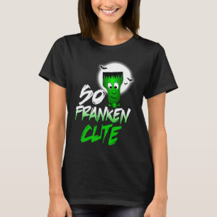 T-shirt Ainsi Franken Cute Halloween Monster Éffrayant