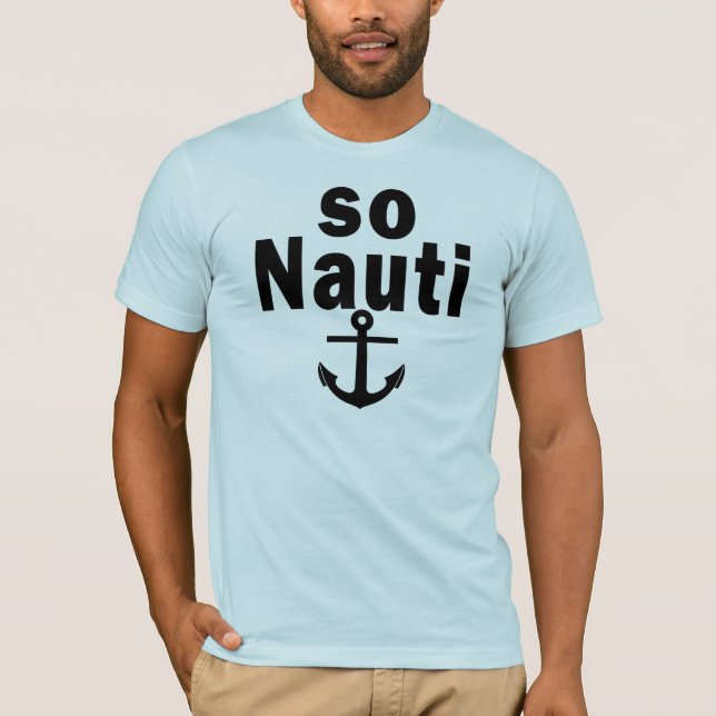 T-shirt Ainsi Nauti - canotage drôle (Devant)