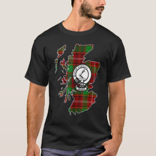 T-shirt Ainslie Scottish Nom Famille Crest Et Tartan