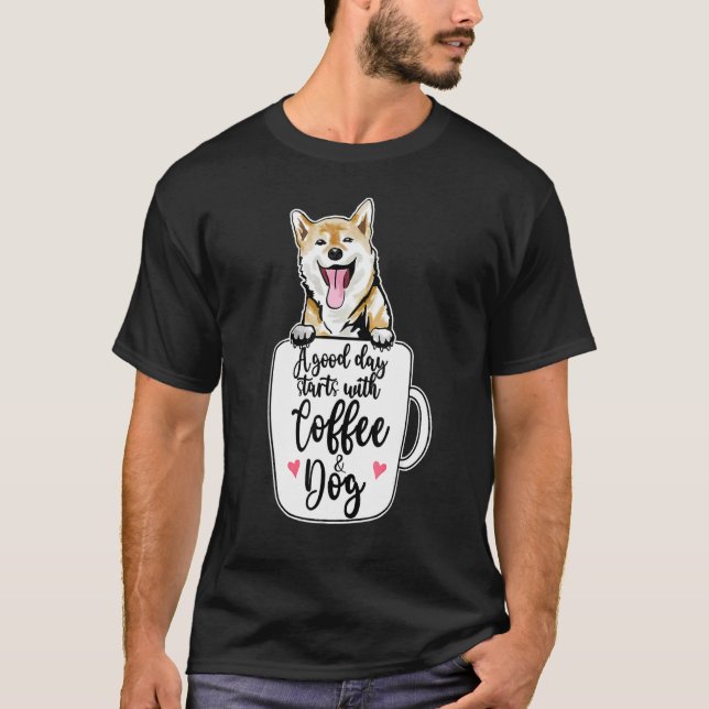 T-shirt Ainu Dog Hokkaido Dog Coffee Mug Dog   (Devant)