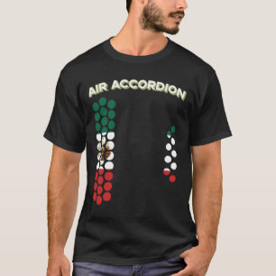 T-shirt Air Accordion Mexico Drapeau Cinco De Mayo Musique
