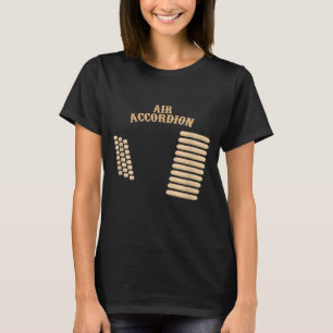 T-shirt Air Accordion Musical Instrument Band