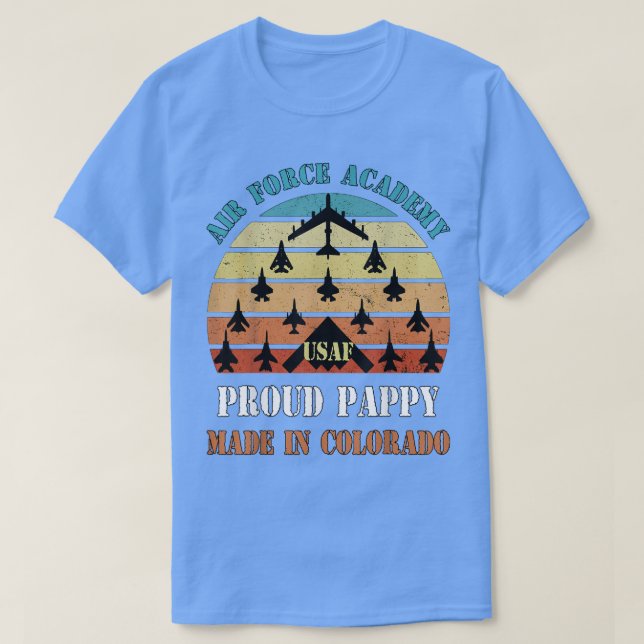 T-shirt Air Force Academy Daddy And Daughter Proud (Design devant)