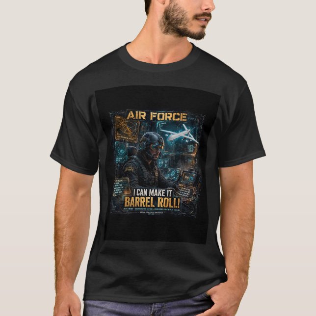 T-shirt AIR FORCE Barrel Roll Predator (Devant)