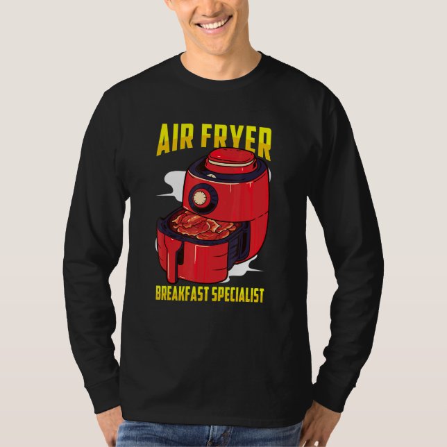 T-shirt Air Fryer Inspiré Bacon Air Fry Air Fr (Devant)