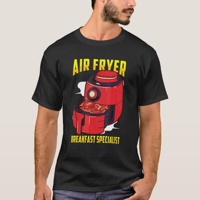 T-shirt Air Fryer Inspiré Bacon Air Fry Air Fr (Devant)