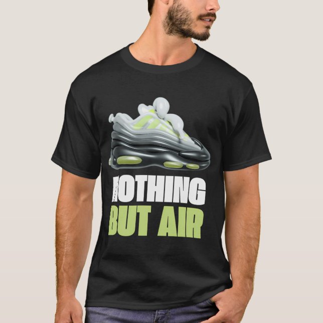 T-shirt Air Max 95 Big Bubble Néon Jaune Noir Gris Foncé  (Devant)
