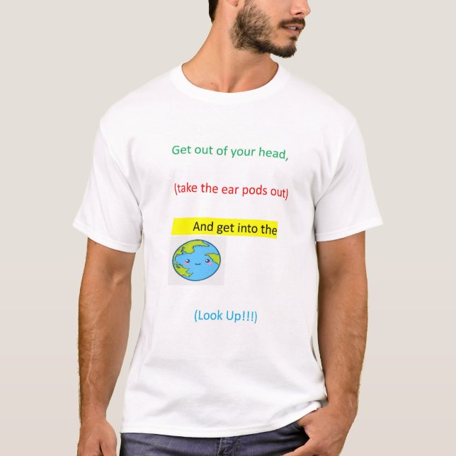 T-shirt Air pods World (Devant)