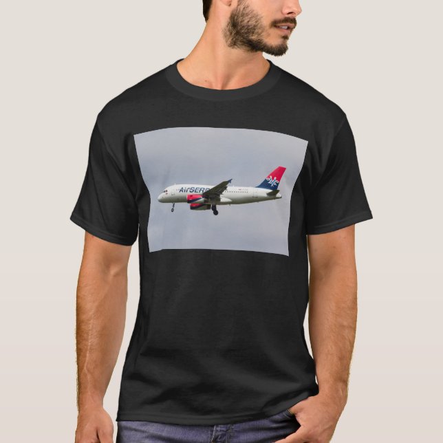 T-shirt Air Serbie Airbus A319 (Devant)