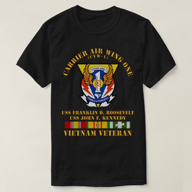 T-shirt Air Wing One Vietnam Vétérinaire w VN SVC (Design devant)