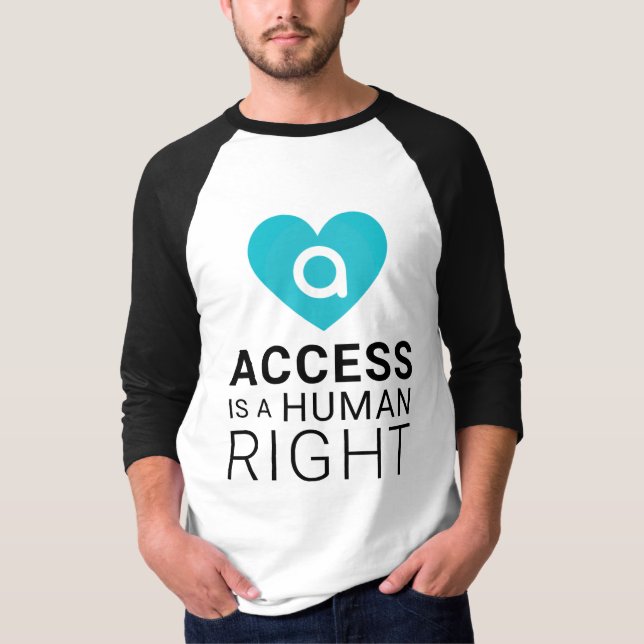 T-shirt Aira Access est un droit humain (Devant)