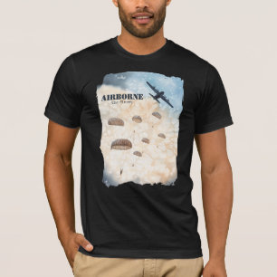 T-shirt Airborne Les Parachutistes Les Plus Beaux Jump Per