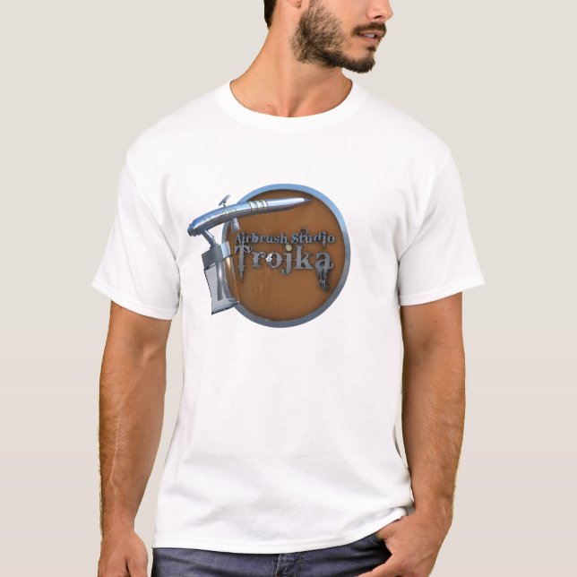 T-shirt Airbrush Studio Trojka Shirt (Devant)