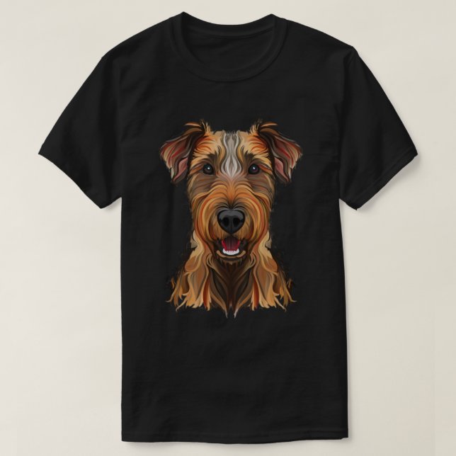 T-shirt airedale terrier (Design devant)