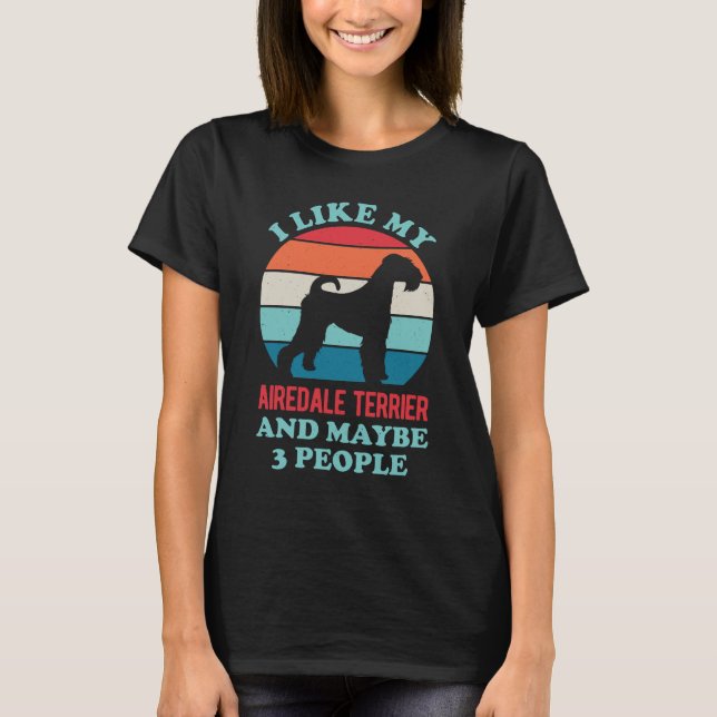 T-shirt Airedale Terrier (Devant)
