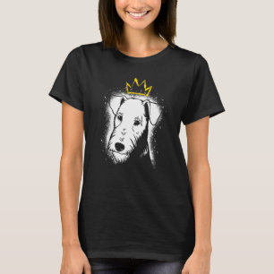 T-shirt Airedale Terrier avec Couronne