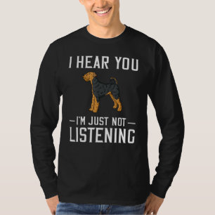T-shirt Airedale Terrier Chien Chien Chiot Propriétaire Lo