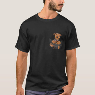 T-shirt Airedale Terrier dans ton cadeau de poche pour l'a