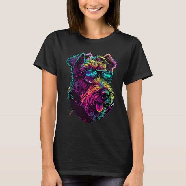 T-shirt Airedale Terrier Dogs Airedale Terriers (Devant)
